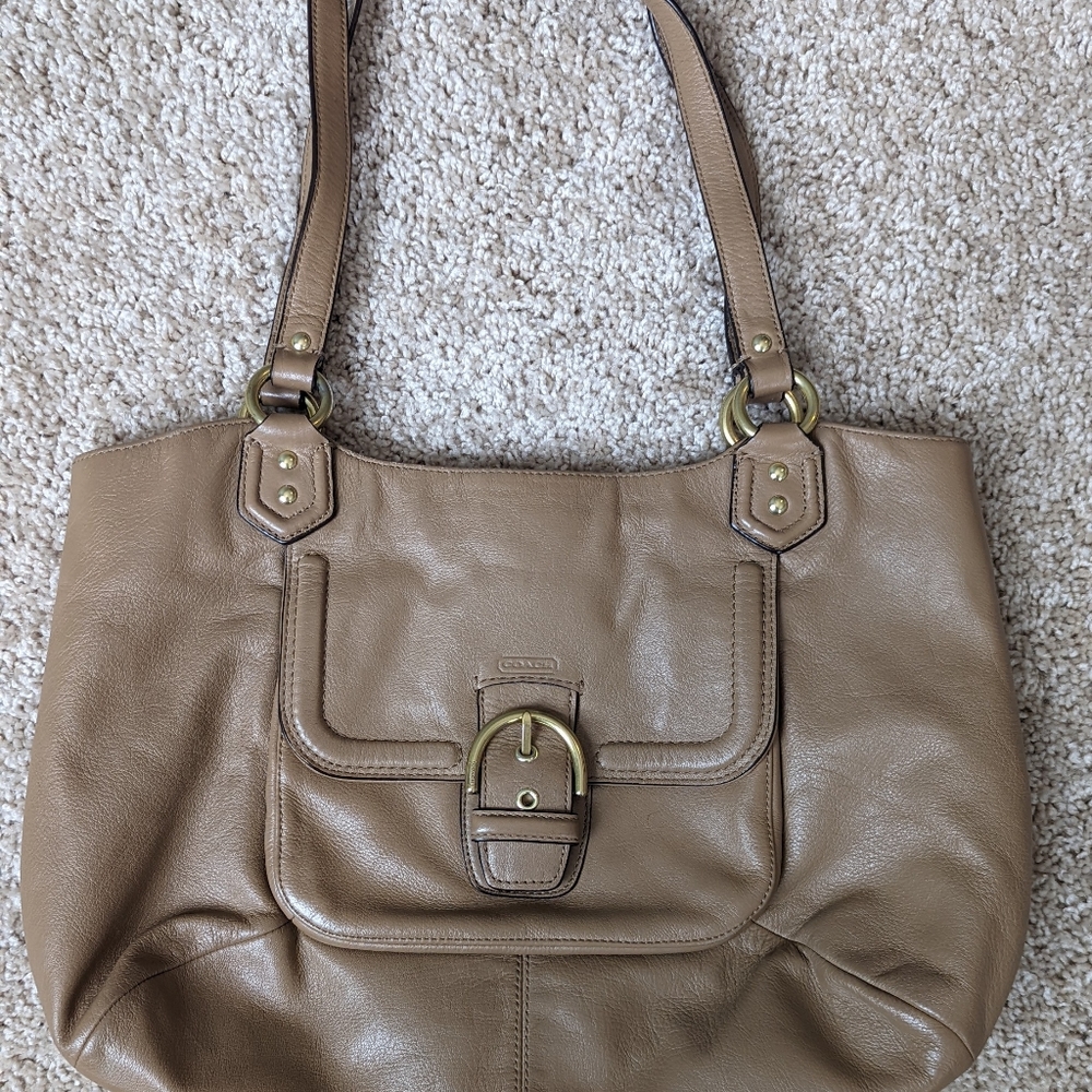 Coach Campbell tan Purse